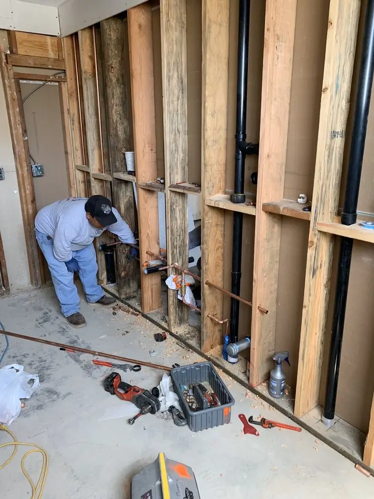 Commercial rough-in plumbing for Water Heater Replacement in Six Mile Run